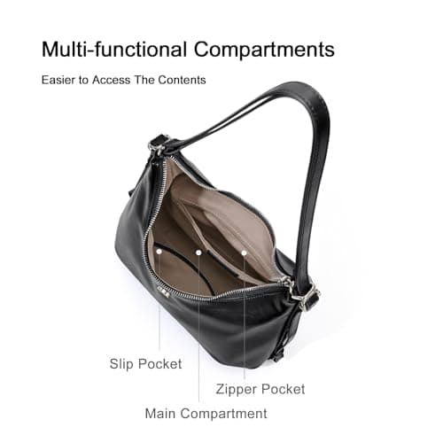 CinvaiKrose Shoulder Bag Women Leather Tote Bag Aesthetic Messenger Bag Cute Backpack Hobo Bag for Work - Thumbnail 6