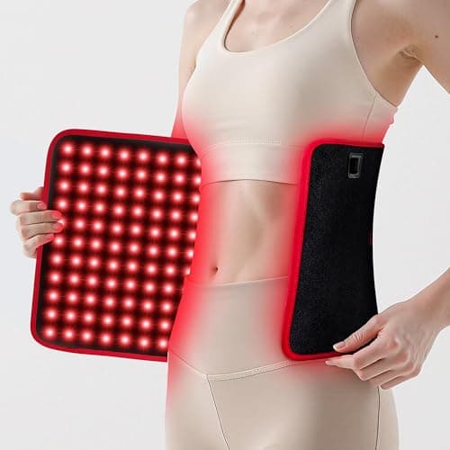 Purella Red Light Therapy Mat, 24"x 12" Large Red Light Therapy Pad with Controller, 660nm & 850nm Near Infrared Light Therapy with Timer, Pulse Mode, 242 LED Beads, Back Shoulder Joint Pain Relief - Image 1