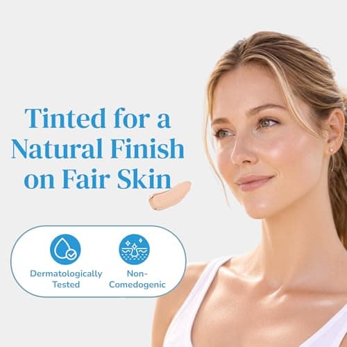 Koobarra Mineral Face Sunscreen SPF 50, Tinted Aussie Zinc Oxide Sunblock with Hydrating Hyaluronic Acid, Reef Safe, Natural, Vegan, Australian Made, Great for Sensative Skin, Unscented, 100g 3.4oz - Thumbnail 3