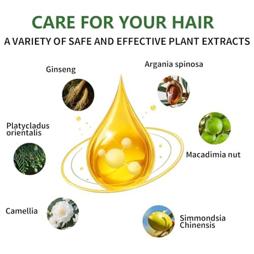 OLV Hair Dye Shampoo 3 in 1, Hair Color Shampoo for Gray Hair 500ML Ammonia-Free Instant Hair Dye Shampoo for Men & Women, Natural Color, Lasts 30 Days (16.9fl.oz/Chestnut Brown) - Thumbnail 3