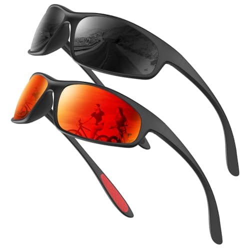 KALIYADI Mens-Sunglasses Polarized Sunglasses-Men Sports: Sport Sun Glasses for Running Cycling Fishing with UV Protection - Image 1