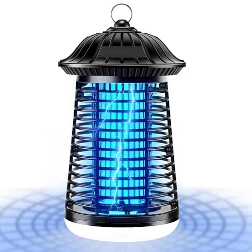 Electric Bug Zapper Outdoor, Mosquito Fly Insect Killer with LED Light, Waterproof Patio Garden Camping Fly Trap Mosquito Zapper for Home Backyard RV Indoor - Image 1