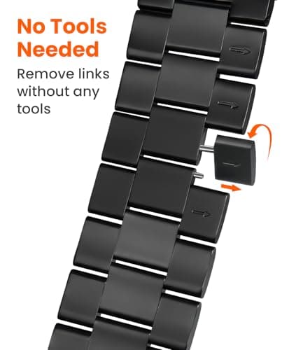 FiNESTONE CRNS-PRO Titanium Band for Apple Watch Ultra Band 3/2/1 49mm & Series 11/10 46mm, Scratch Resistant & Easy Adjust Ultra Watch Band for Men,iWatch Metal Watch Strap,Valentines Day Gifts for Men - Thumbnail 5