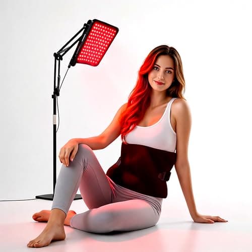 Red Light Therapy Device for Face & Body | Red Infrared Light Therapy Lamp with Stand Led 660nm Red Light-Therapy& 850nm Infrared Light Device