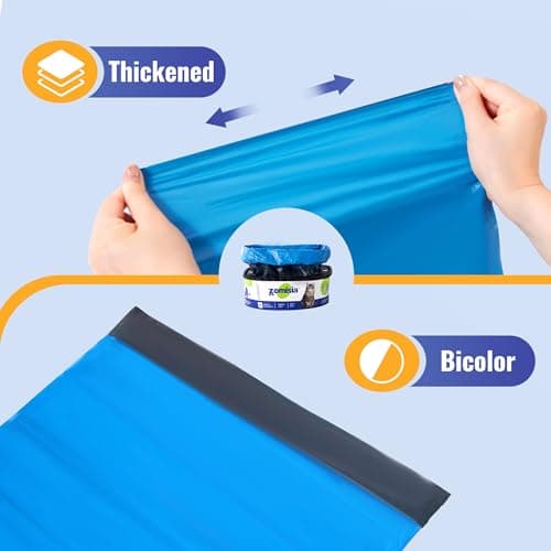 ZOMISIA 4 Pack Cat Litter Refill Bags, Non-See-Through Jumbo 120FT Cartridge Refill Total Up to Over 16 Months Per Cat for Odor Control, Compatible with Genie Standard, Plus, Style, Design - Thumbnail 5