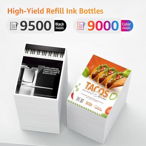 Jeoskarky Compatible for HP 31xl Color HP 32xl Black Ink Bottle for HP Smart Tank 7602 6001 5101 7301 6000 5102 5000 5103 7002 7001 7302 Series for Smart Tank Plus 651 551 Printers (4 Bottles) - Thumbnail 4