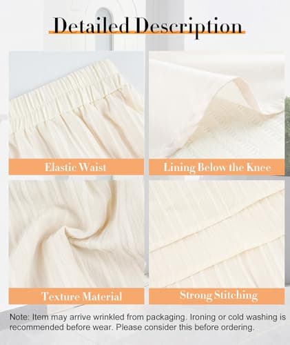 MFAVIP Womens Maxi Skirt Boho Long Flowy Skirts Trendy Summer 2026 Tiered Ruffle Skirt A Line Casual Beach Vacation Dress Beige - Thumbnail 6