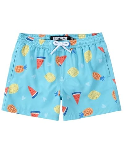 CoozySphere Boys Swimming Trunks for 10-12 Years Swimsuit Shorts Swimwear Quick Dry Bathing Suit Board Shorts with Mesh Lining - Image 1