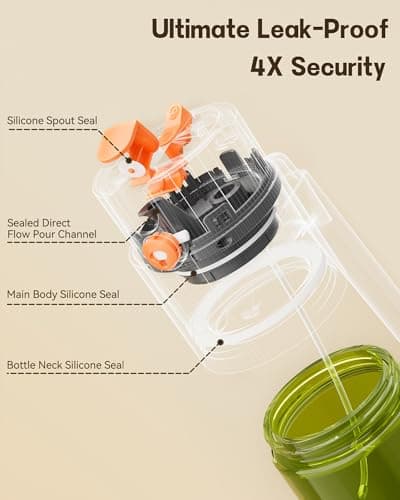 OURCABECUE Upgrade 2 in 1 Oil Sprayer for Cooking, 17oz Light-Blocking Glass Olive Oil Dispenser Bottle for Kitchen, Food-Grade Oil Mister with 8 Stickers for Salad, Frying (Green Bottle-Black Gap) - Thumbnail 2