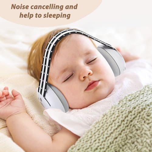 Laudexua Baby Ear Protection, Noise Cancelling Headphones for Babies and Toddlers Up to 36 Months - Thumbnail 2