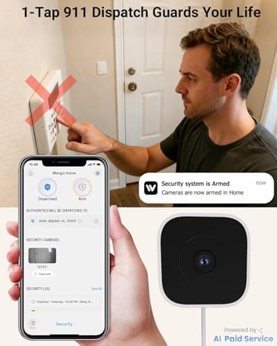 obligz 3MP 2K Window Camera, WiFi Indoor Cameras for Home Security with Blacklight Max Color Night Vision, AI Human Vehicle Detection, Plug-in, 911 Emergency Dispatch, Easy Install - Thumbnail 5