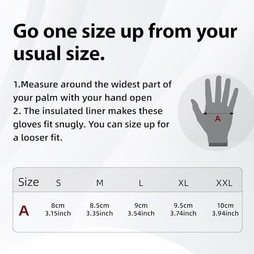 Schwer 3 Pairs Winter Work Gloves with 3/4 Double-Dipped Coating, Thermal Insulated Gloves with Grip & Abrasion Resistance, ANSI A2 Cut Resistant Warm Glove for Cold Weather, Snow, S, CR3313 - Thumbnail 4