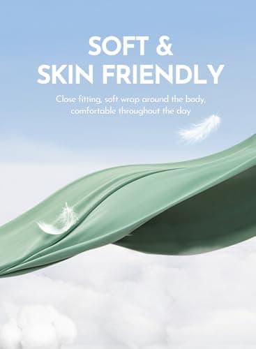 Aleumdr Women's Tankini Sets for 2026 Bandeau Strapless Floral Padded Push up Tank Top Tummy Control Bathing Suit High Waisted Swim Bottom Mist Green Small - Thumbnail 5