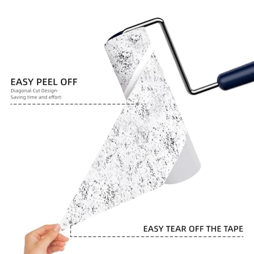 JoviQ Lint Roller for Pet Hair Extra Sticky, 6.3'' Lint Remover with 240 Sheets, Large Surface Sticky Rollers for Clothes Furniture Dog Cat Hair (1 Roller + 240 Sheets) - Thumbnail 5