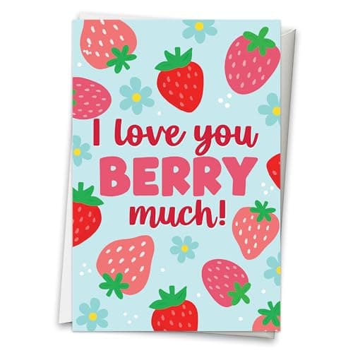 Funny Valentines Day Cards for Him - Happy Valentines Cards for Her, Wedding Anniversary Card, I Love You Card, Romantic Birthday Greeting for Husband, Mother's Day Greeting for Wife, Vday Cards - Image 1