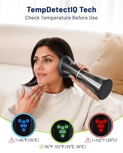 KAUGIC Upgraded Ear Wax Removal with One-Piece Waste Tank, Safe Cleaner with Water Temperature Sensor, Effective Ear Irrigation Kit, IPX7, FSA-HSA-Eligible, Semi-Transparent - Thumbnail 5