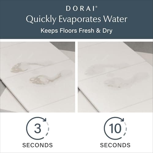 Dorai Home Stone Bath Mat for Bathroom – Large, Quick-Drying, Non-Slip Surface, Customizable Design, 32.1" L x 22.8" W x 0.6" H, Sandstone - Thumbnail 3