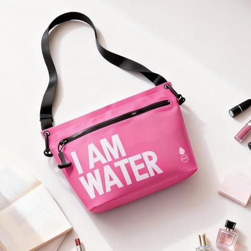 UOEPOWA 6L Water-Resistant Travel Pouch, Splashproof Zipper Toiletry Bag, Lightweight Splash-Resistant Organizer for Beach, Pool, Travel Essentials - Thumbnail 3