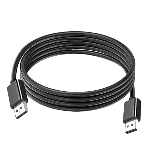 ZZA DisplayPort Cable 2.1, 1.5M DP to DP Cable for Gaming Monitor, Graphics, PC Black - Thumbnail 3