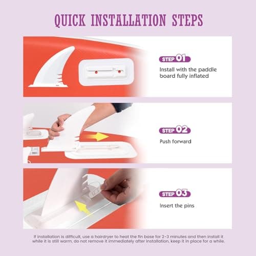 FunWater 10'6×33"×6" Inflatable Stand Up Paddle Board with Premium SUP Paddleboard Accessories, Wide Stable Anti-Slip EVA Deck,Paddle Boards for Adults & Youth of All Skill Levels - Thumbnail 5