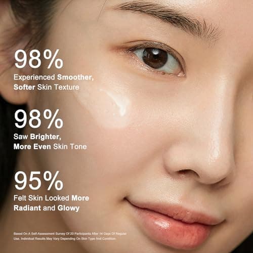 White Rice Peeling Ampoule Exfoliating Serum 80ml, Peel Shot Glow Exfoliating Face Serum, Soft Exfoliating Body Scrub Dead Skin Cells, Whitehead Blackheads Remover for All Skin Types korean skin care - Thumbnail 2