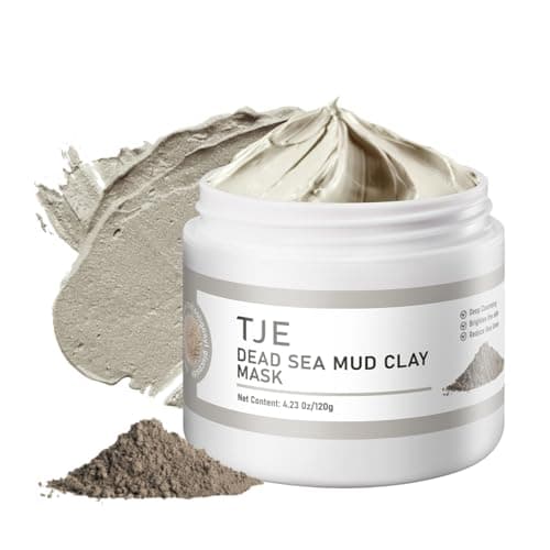 TJE Dead Sea Mud Mask, Deep Cleansing Facial Clay Mask for Acne, Blackheads, Minimize Pores, Moisturizing, Purifying Clay Masks for Dull & Tired Skin - Image 1
