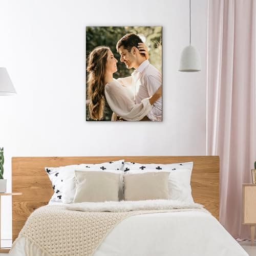 WayToLight Custom Canvas Prints with Your Photos Framed Personalized Picture Canvas Prints Wall Art Ideal for Home Decor Christmas Family Gifts (11" x 14") - Thumbnail 4
