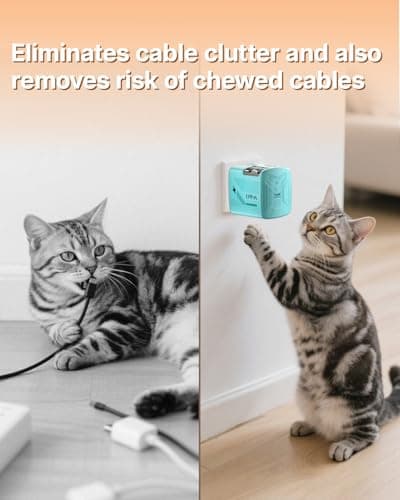 W & O Fast Charger for iPhone17/16/15,60W gan Charger,Retractable Phone Charger Wall Plug with Lightening and Type-C Cables,for iPhone Series, Galaxy S25/24,Android and More（Blue） - Thumbnail 6