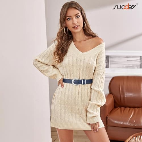 SUOSDEY Women Leather Belts for Jeans Pants Dresses Skinny Leather Belts with Gold Buckle - Thumbnail 3