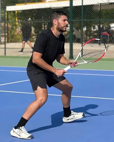 Lempue 2 Pack Mens Athletic Workout Shorts 7 Inch Quick Dry Gym Shorts with Pockets, Sports Tennis Running Shorts for Men - Thumbnail 6