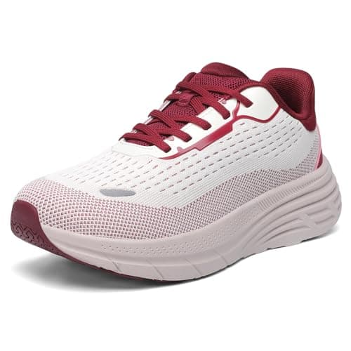 Wirpex Women's Wide Toe Box Walking Shoes–Non Slip Comfortable Cushioned Fashion Sneakers for Bunions Lightweight Zero Drop Tennis Running Shoe with Roomy Fit Beige Size 10.5 - Image 1