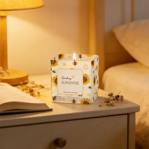 Sunflower Gift Baskets for Women,Sending Sunshine Unique Birthday Cheer Up Box Self Care Package,Get Well Soon Spa Gifts Set Box w/Blanket - Thinking of You Gift for Her,Girls,Women,Sister,Mom - Thumbnail 5