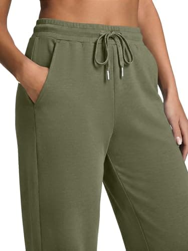 Casly Lamiit Womens 2 Piece Sets 2026 Summer Casual Travel Outfits V Neck Cap Sleeve Top Wide Leg Pants Beach Vacation Airport Clothes Army Green L - Thumbnail 4