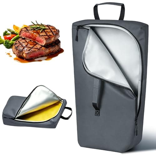BBQ Blanket for Resting Meat, Insulated Meat Resting Bag for Brisket Pork Steak, Leak-Proof Meat Brisket Blanket for Moisture Retention Tender, Outdoor Barbecue Grilling Gift for Men, Husband, Father