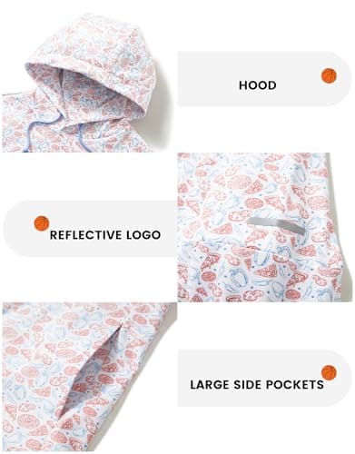 M MAELREG Hoodies Golf Fleece Pocket Moisture Wicking Classic Fit Print Active Sweatshirts Size - Thumbnail 5