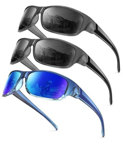 NSSIW Polarized Sunglasses-Men Sports Mens-Sunglasses: Sun Glasses Women Polarized UV400 Protection for Fishing Running Golf - Image 1