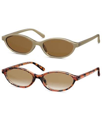 OUKEMAX Retro Cat Eye Sunglasses for Women – UV400 Protection, Lightweight Square Frame Shades for Travel, Driving, and Everyday Style - Image 1