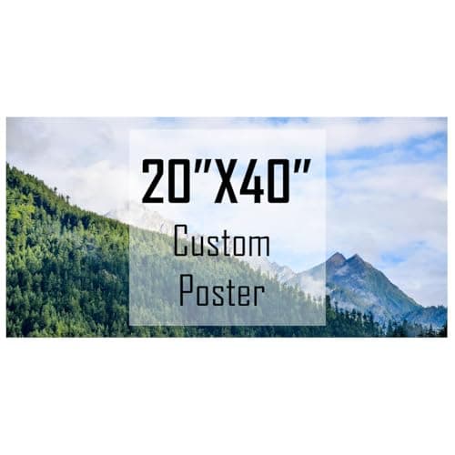ZXDZSM Personalized Custom Canvas Poster(Unframe,20"X40"): Upload Your Image/Photo - Custom Personalized Photo to Poster Printing, Wall Art Prints ﻿ - Image 1