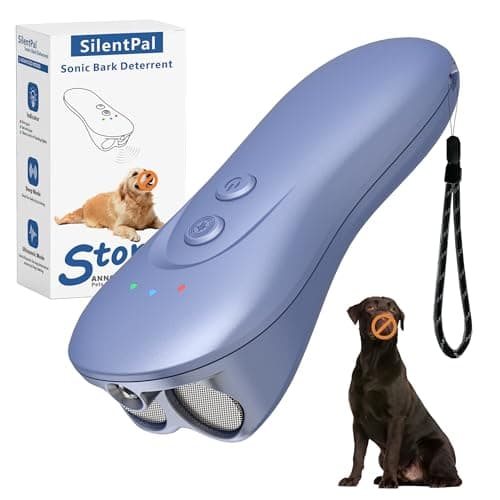 SILENTPAL Dog Bark Deterrent Device,Anti-Barking Device,Up to 15Ft Long Range & Rechargeable Bark Control,Stop Barking Dog Devices,Safe for Dogs Training,Indoor & Outdoor(Purple) - Image 1