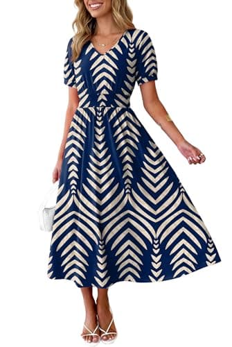 OFEEFAN Plus Size Maternity Clothes Summer Maxi Dresses for Women Midi Sundresses Long Casual Dress Spring Clothes Beach Vacation Outfits 2026 Trendy Resort Wear A Line Flowy Western Boho 03 2XL - Thumbnail 2
