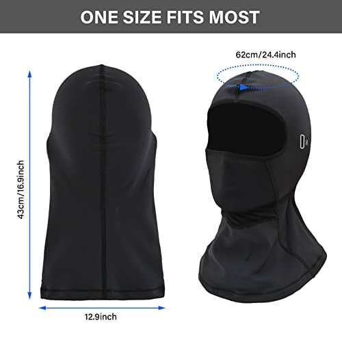 Bodvera 2 Pack Balaclava Winter Ski Mask for Men Women Windproof Warm Face Mask for Skiing, Snowboarding, Motorcycle Riding - Thumbnail 6