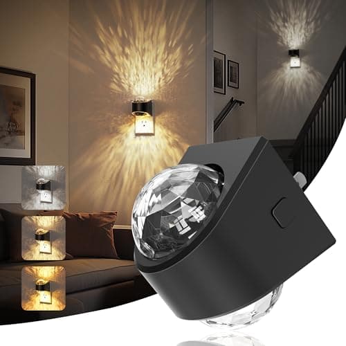 JandCase Night Lights Plug into Wall, Star Projector Night Light, 3CCT Automatic Galaxy Nightlight Plug in with Light Sensor for Bathroom Hallway Room Decor - Image 1