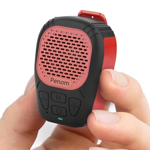 Wearable Bluetooth Speaker, Water-Resistant Portable Speaker Bluetooth (Non-Magnetic) Built in Mic for Hands-Free/Call, Suitable for Indoor & Outdoor Use Update Version (Orange) - Image 1