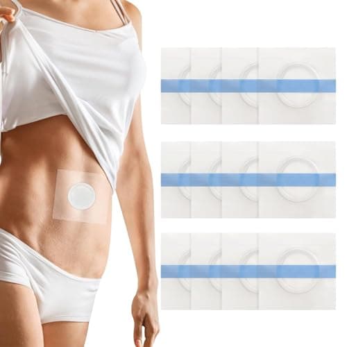 12PCS Castor Oil Patches - Transparent PU Film for Belly Button Patch, Invisible & Leak-Proof Design, Self-Adhesive Disposable Stickers, No Wash Needed (Oil Not Included) - Image 1