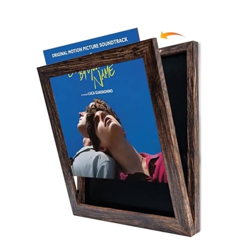 JJKLL Vinyl Record Display Frame Vintage Record Frames for The Wall Display Cover with Clear Acrylic Front Opening Idea Gift for Collectors - Image 1