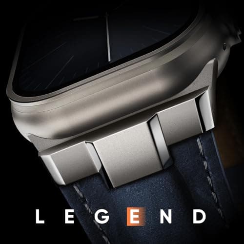 Suitisbest Leather Bands Compatible for Apple Watch Ultra Band 49mm 46mm 45mm 44mm 42mm, Genuine Leather Replacement Strap for iWatch Series 11 10 9 8 7 6 5 4 3 2 1, SE 3 2 1, Ultra 3 2 1 - Thumbnail 2