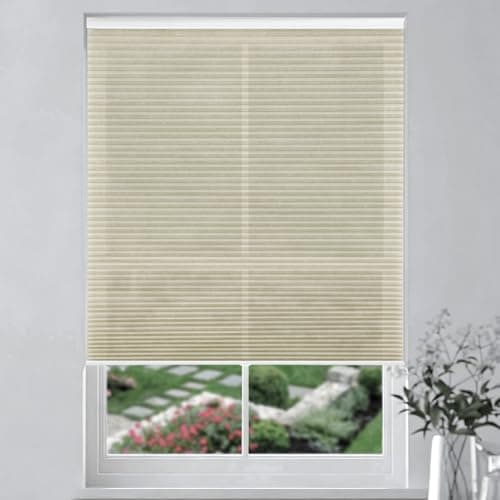 Changshade Cordless Cellular Shades for Windows,Light Filtering Honeycomb Blinds with Thermal Insulation,Energy Saving Design,Child Safe,Privacy Light Control,Easy to Install,（29" W x 48" H,Beige） - Image 1