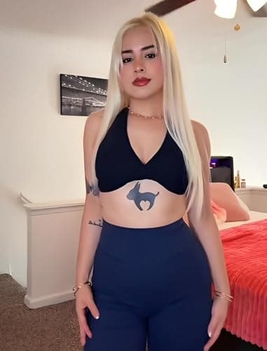 BRXL Wide Leg Gym Pants Tummy Control Straight Pants Leggings Plus Size Workout Leggings Blue XXL - Thumbnail 3