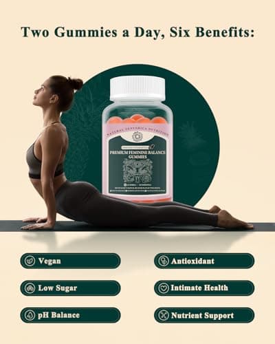Zenvorica Premium Feminine Balance Gummies for Women - Hawaiian Pineapple pH Balance Probiotic Gummies for Odor and Flora Wellness, Immune Support, Vegan, 60 Count - Thumbnail 4