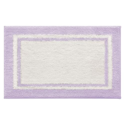 GRANNY SAYS Microfiber Bathroom Rugs Non Slip Washable, Water Absorbent Bathroom Mats for Tub, Soft Bath Mats for Bath Floor & Shower, Bath Rug, 20" x 32", Purple - Image 1